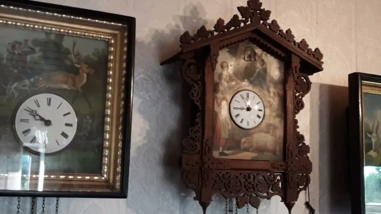 Sch&ouml;nen alte vintage Schwarzwald Uhren Sammlung 👍