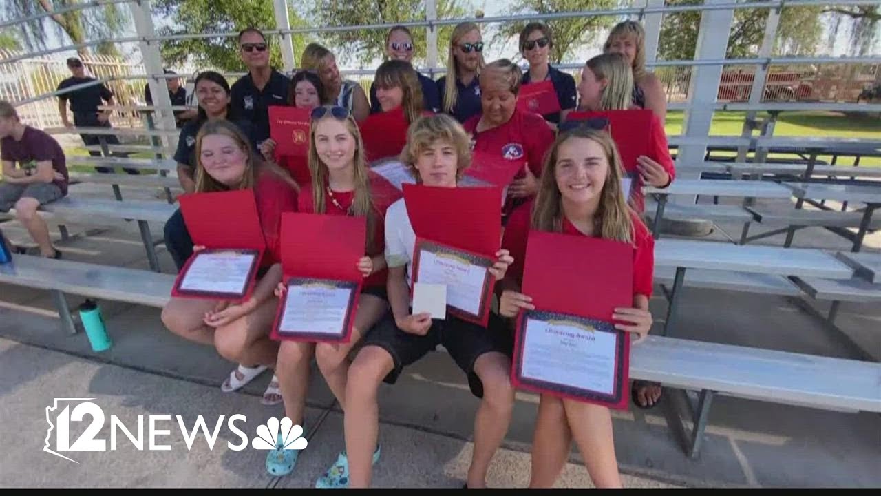 Phoenix lifeguards honored for saving man's life