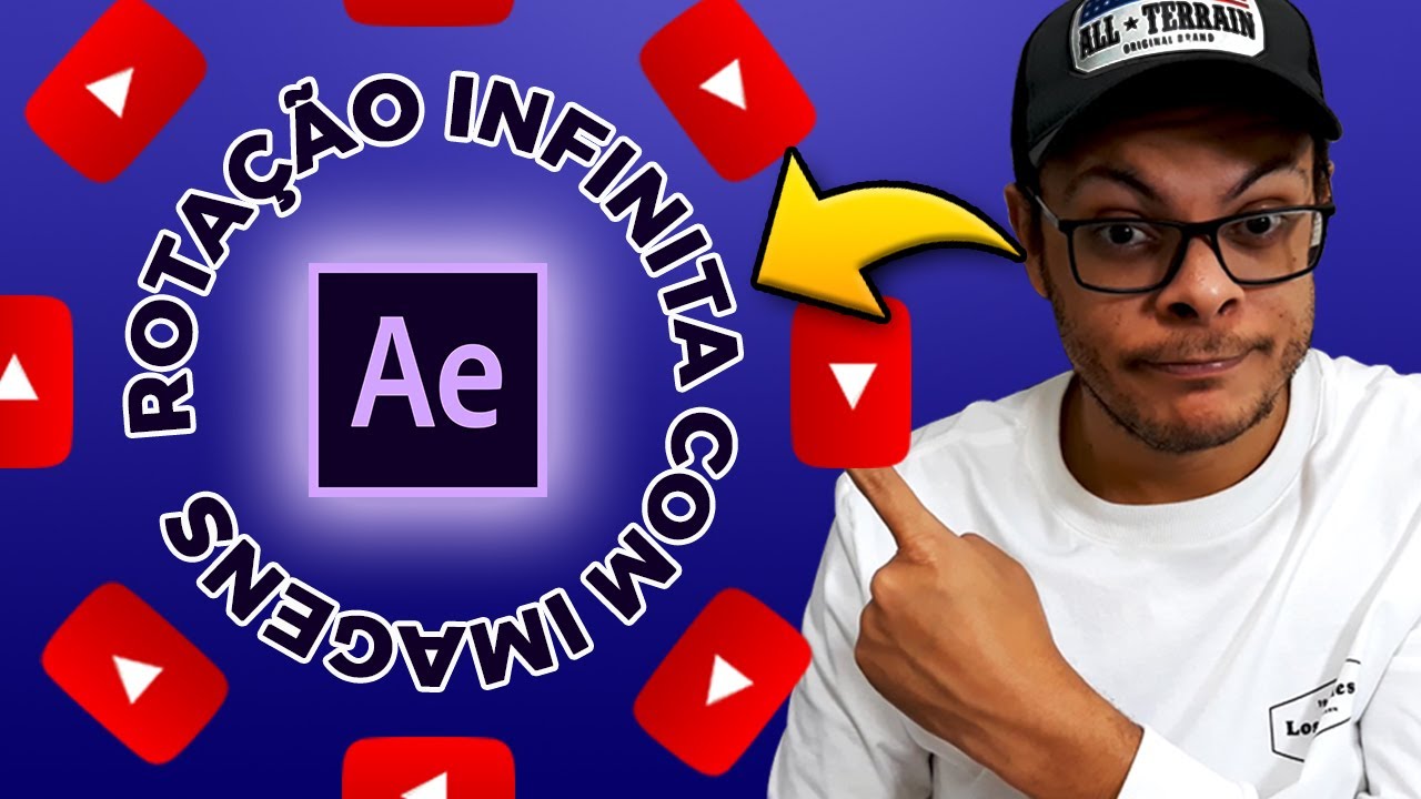 Como fazer ROTAÇÃO INFINITA com imagens | AFTER EFFECTS TUTORIAL