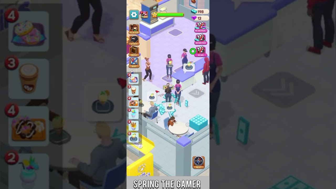 Level 12 at cafe life coffee mania 