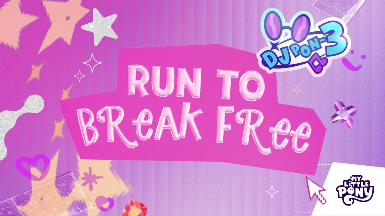 Run To Break Free!! 🦄 | NEW | DJ Pon Vol 3 | Kids Songs & Baby Videos | My Little Pony Music 🎶