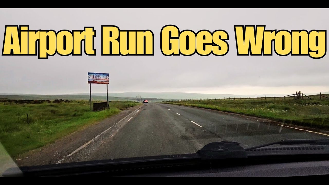 Early Morning Drive from Leeds to Manchester Airport | Real-Time Journey 🚗✨