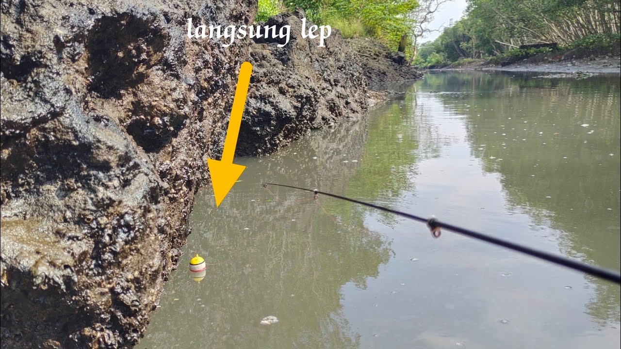 super ganas..!! nemu spot tersembunyi belum terjamah pemancing..