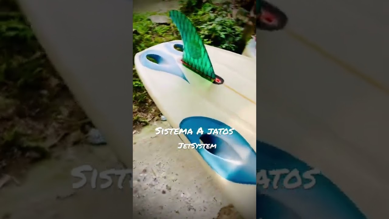 🏄🏽&zwj;♂️Monoquilha A jato🛩prancha de surf com sistema de quilhas JetSystem. #shorts #prancha