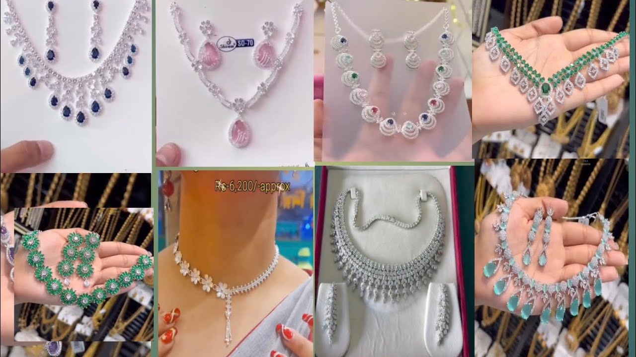 Latest Silver Necklace Designs 2025 Trendy Silver Necklace Designs Bridal Silver Necklace Designs 