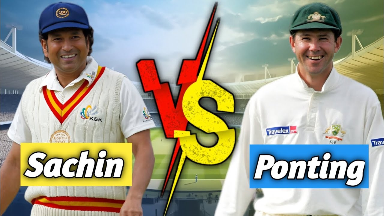 Sachin Tendulkar vs Ricky Ponting Test Comparison || #test