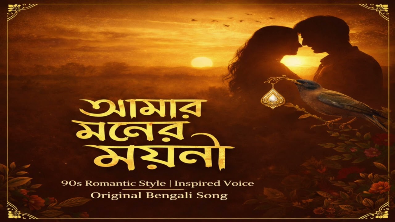 আমার মনের ময়না | Bengali Romantic Folk Song | 90s Style Inspired | Original Song