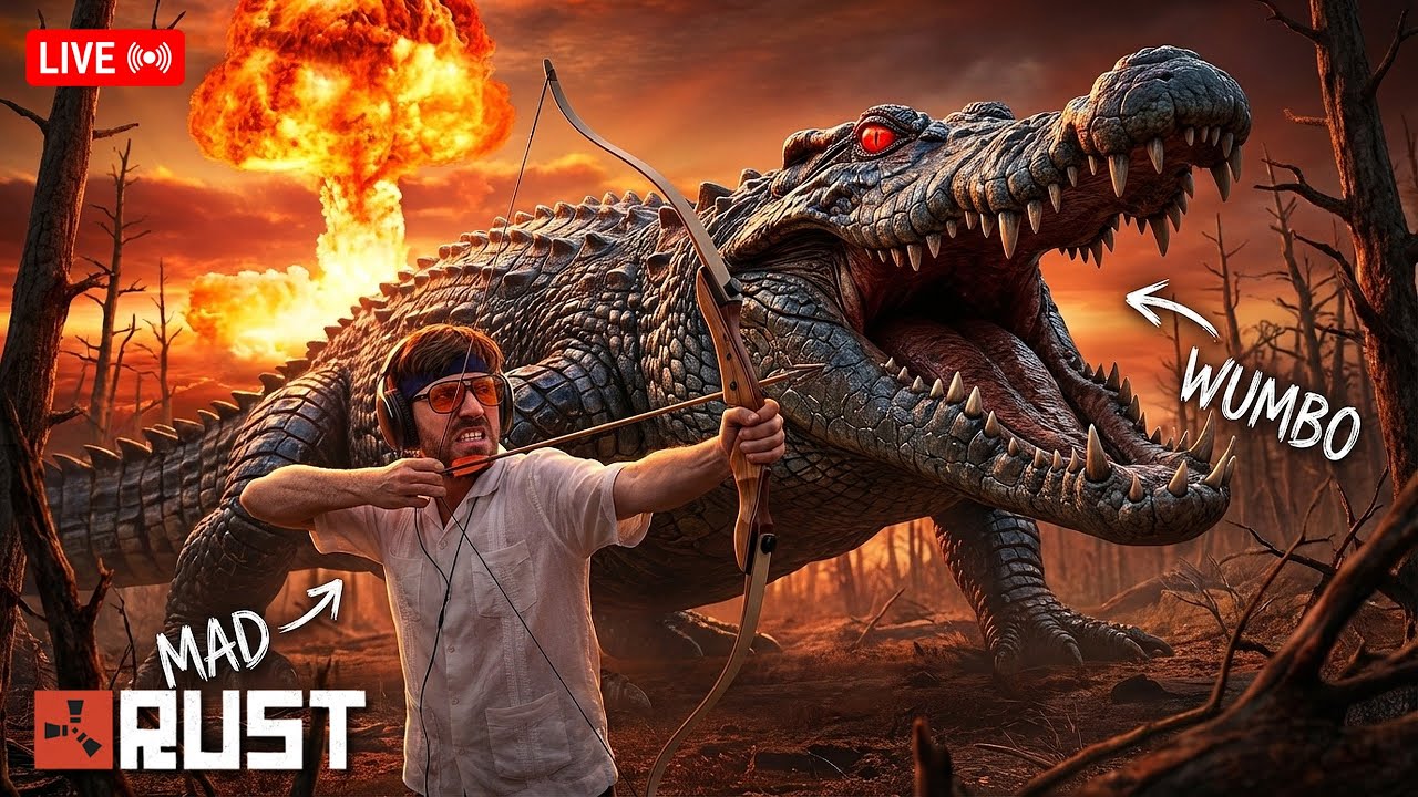 🔴RUST || A LIVE Display Of Apex Predator SURVIVAL 😤💥 [Get in here NOW!!]