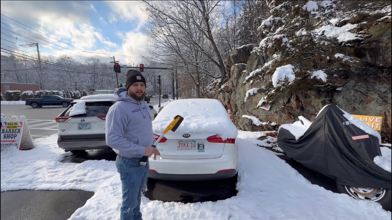 TEMPESTADE DE NEVE ATINGIU MASSACHUSETTS 