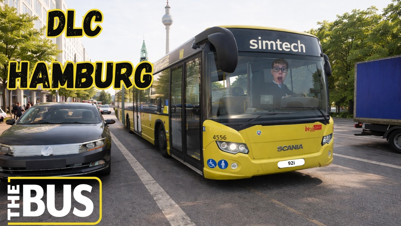 THE BUS : La NEIGE tombe à HAMBOURG !