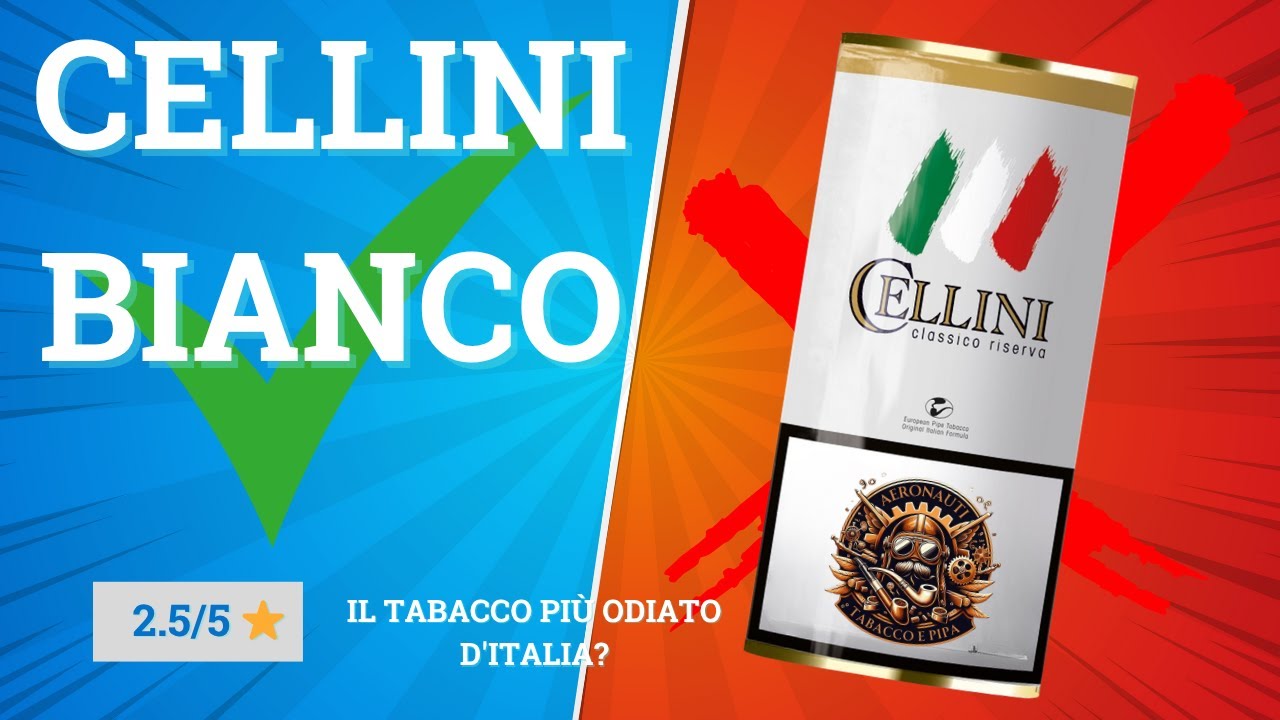 CELLINI (Bianco) CLASSICO RISERVA: Il Tabacco che DIVIDE l'Italia | Recensione Completa