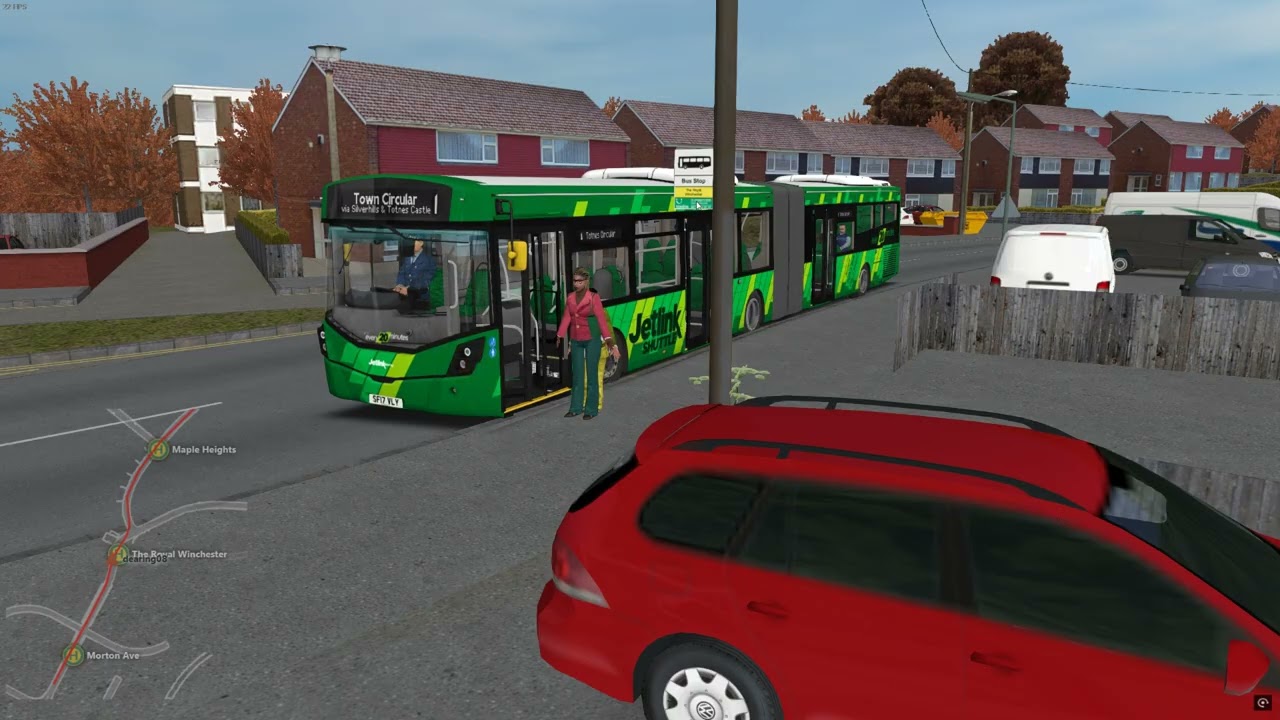 OMSI2 Volvo B8RLE Eclipse 3 Fusion on West Country service 1A