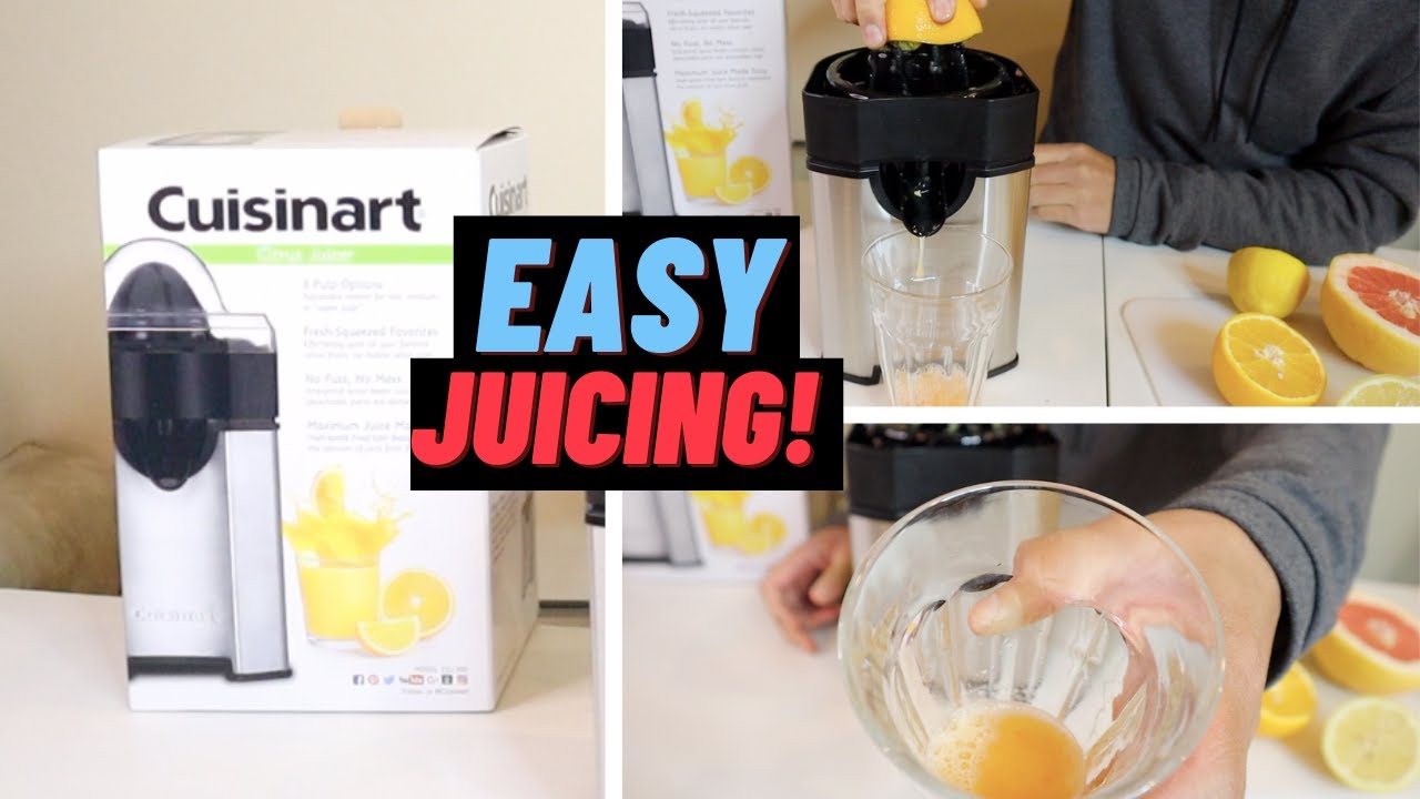 CUISINART CITRUS JUICER UNBOXING AND REVIEW | Easy Fruit Juicing with Pulp Control