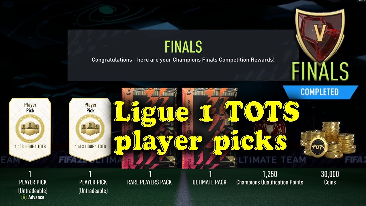 rank 5 fut champs Ligue 1 TOTS player picks