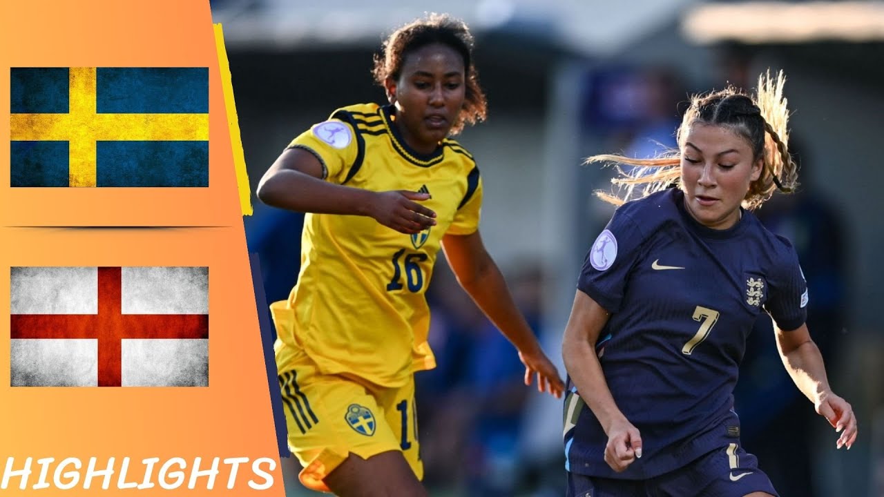 Sweden vs. England | Women's European U17 Championship - Highlights All Goals 08/05/24