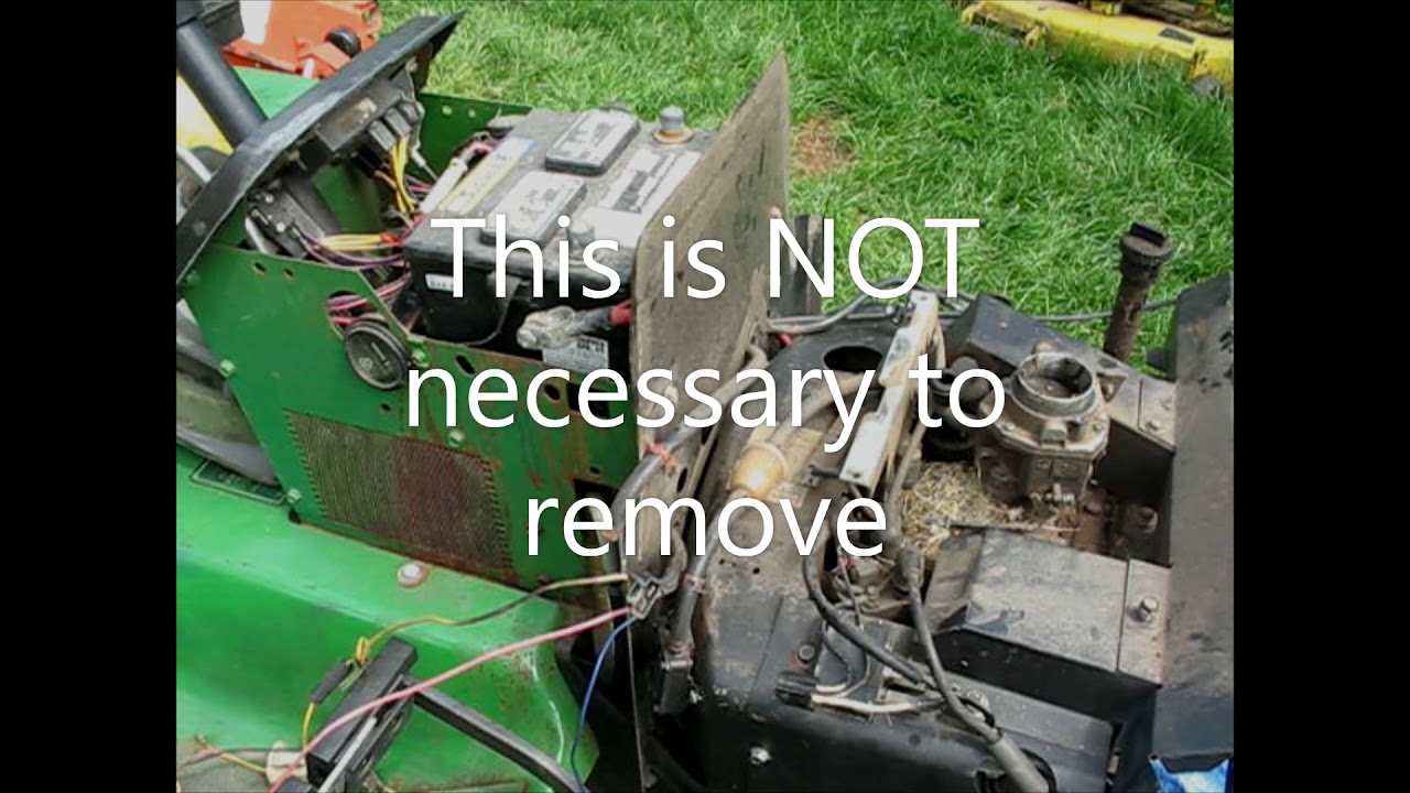 John Deere 318 starter replacement  Onan P218G  This playlist number 3