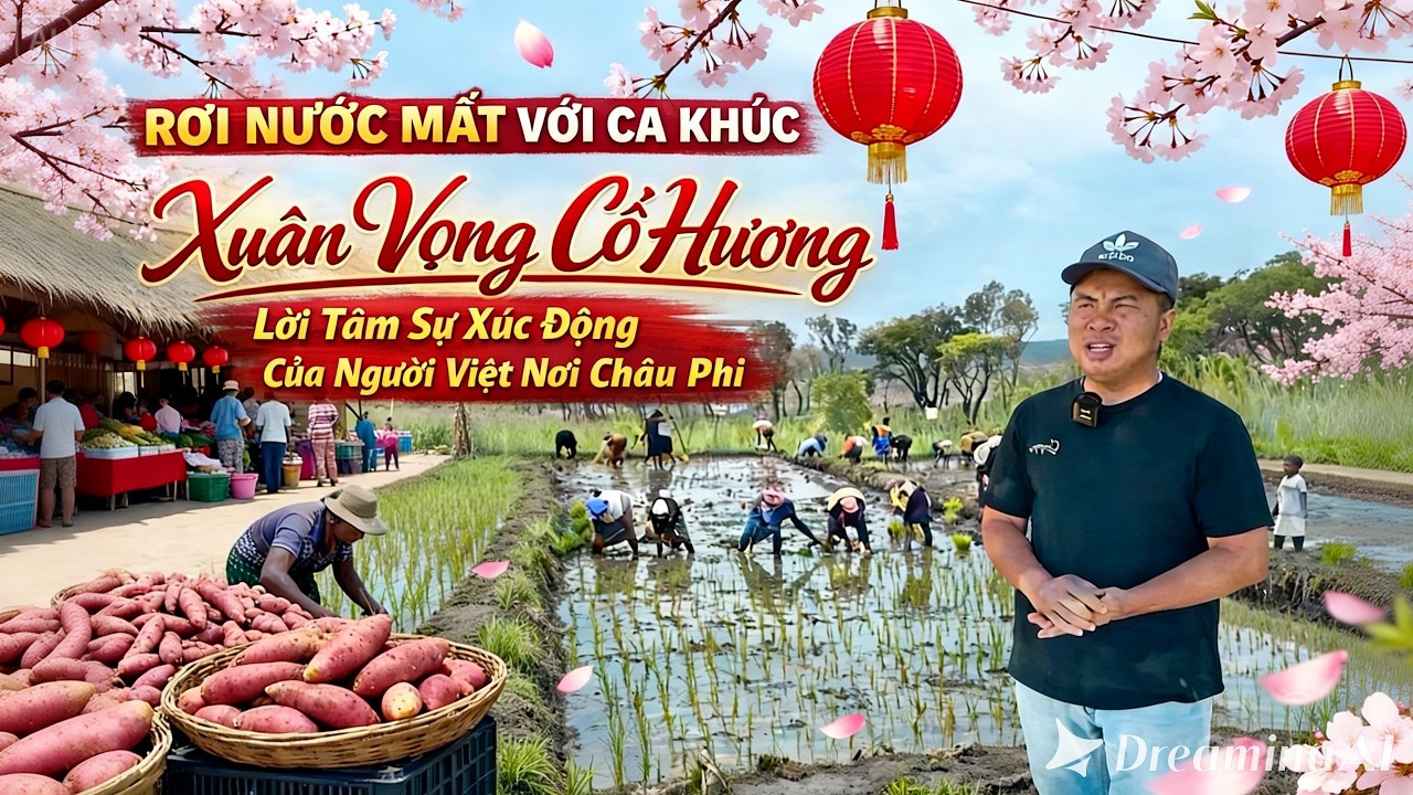 RƠI NƯỚC MẮT VỚI CA KHÚC | XUÂN VỌNG CỐ HƯƠNG | LỜI TÂM SỰ XÚC ĐỘNG CỦA NGƯỜI VIỆT NƠI CHÂU PHI
