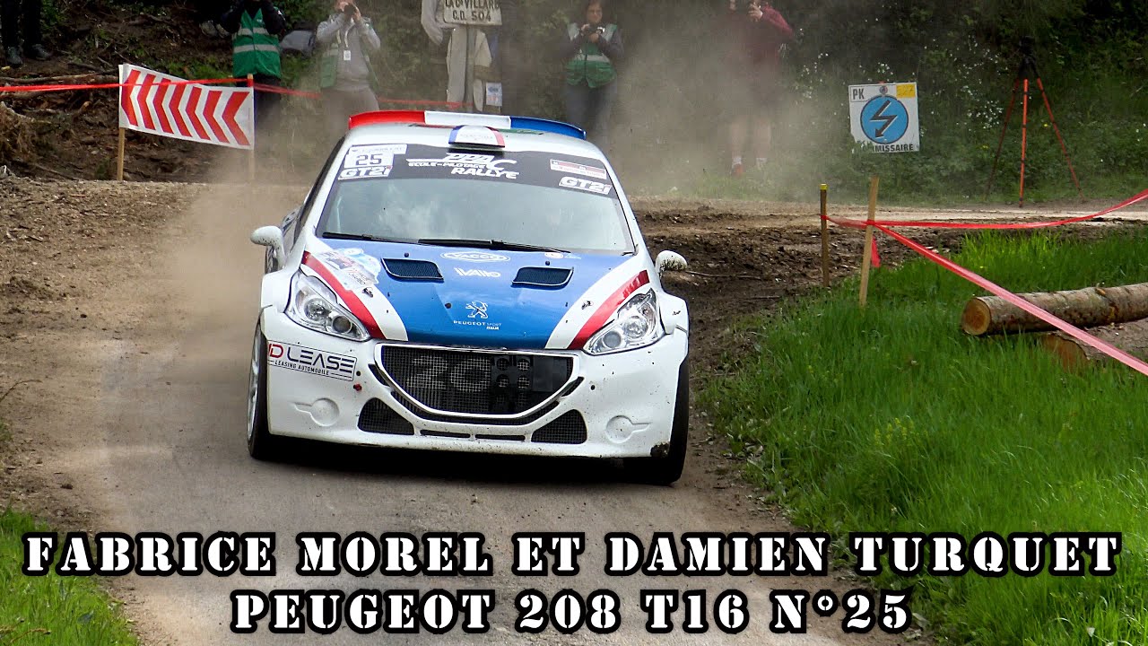 Rallye Rhône Charbonnières 2025 - Peugeot 208 T16 N°25 - Fabrice MOREL et Damien TURQUET