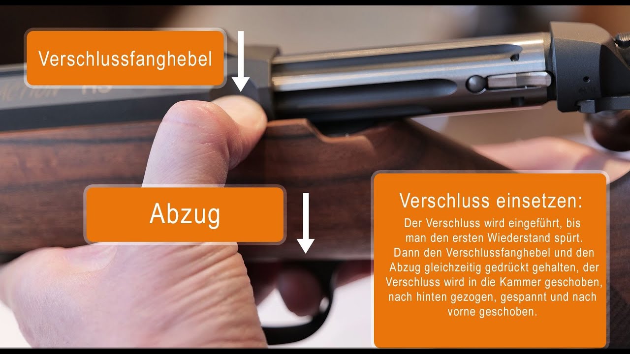 Steel Action B&uuml;chse &ndash; Tutorial &ndash; Verschluss einsetzen & entnehmen