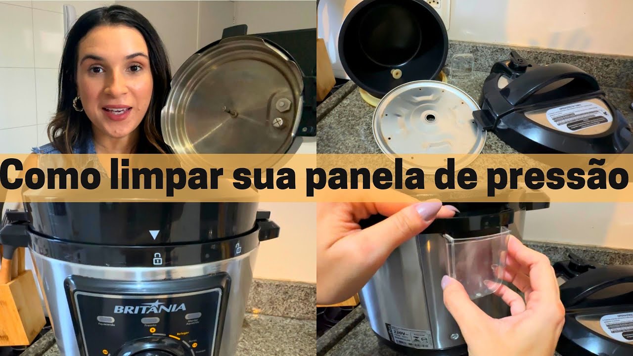 TUDO SOBRE A PANELA DE PRESSAO ELETRICA BRITANIA 3L BPP01PI- COMO MONTAR E DESMONTAR+DICA de OURO