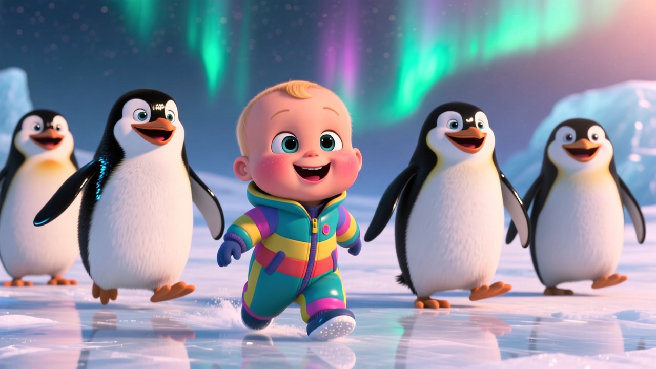 Penguin Dance Song | Fun Dancing Song for Kids | Cool Animal Nursery Rhyme