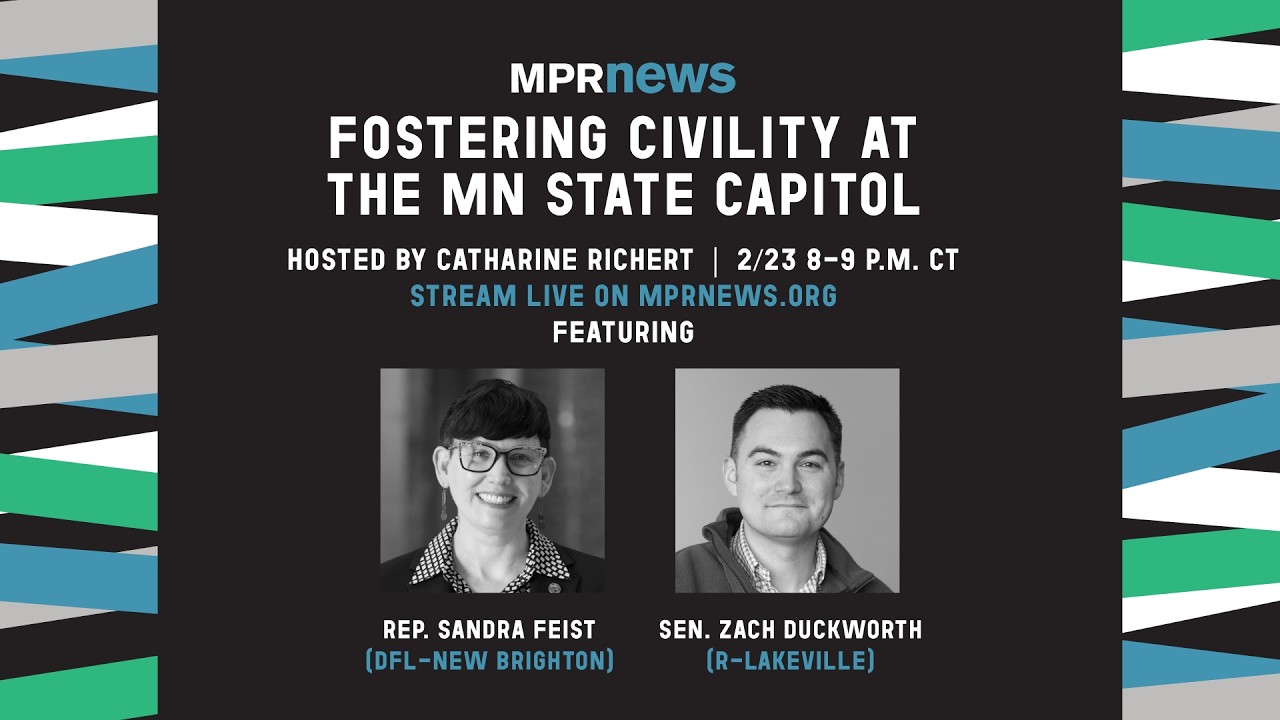 State Sen. Zach Duckworth and State Rep. Sandra Feist on civility and the 2026 legislative session