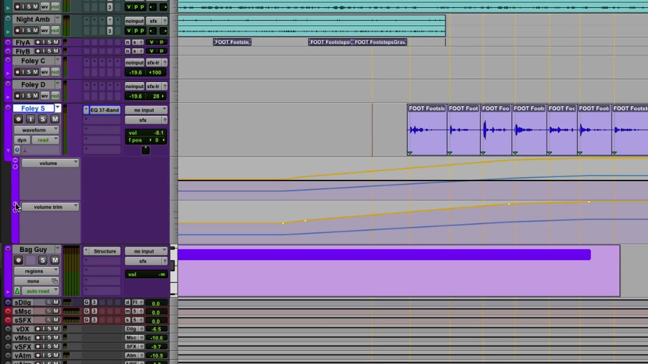 Pro Tools&reg; 8 - Tip: Automation Lanes