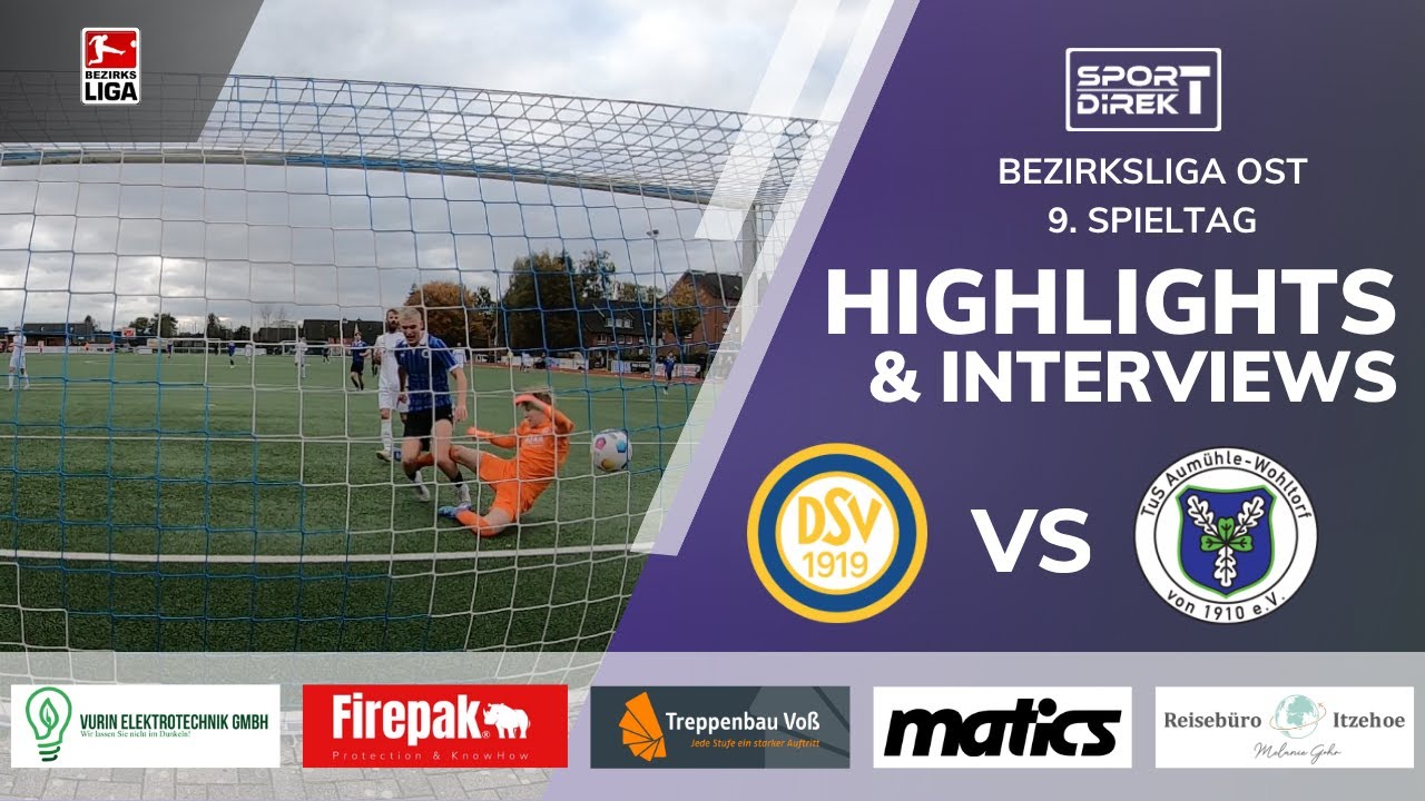 Bezirksliga Ost 9. Spieltag // Düneberger SV vs. TuS Aumühle -Wohltorf #fussball #highlights #soccer