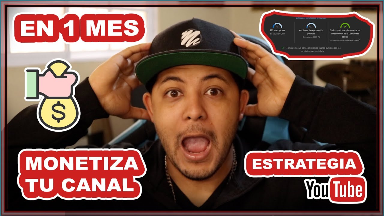 Como Alcanzar Los Requisitos Para Monetizar Tu Canal de Youtube En 1 Mes