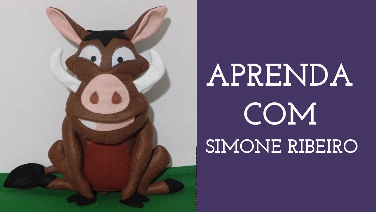 TIMÃO DE FELTRO 31 CM TEMA REI LEÃO 3º PARTE