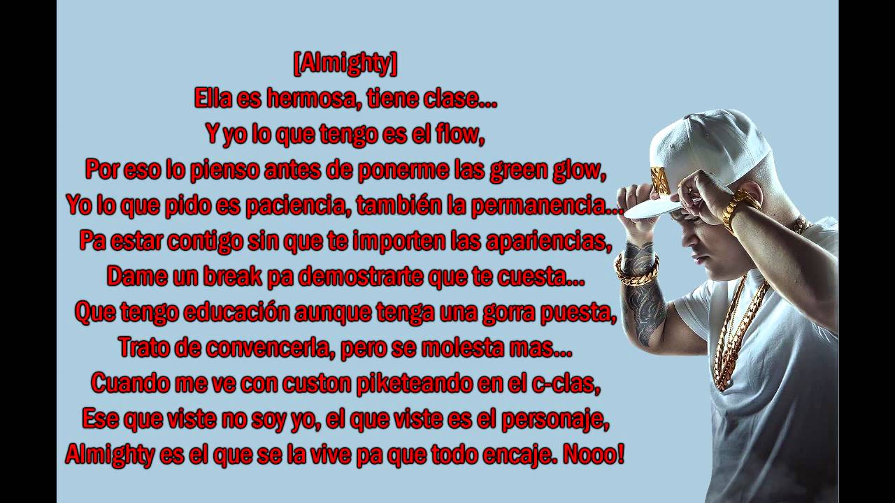 Almighty ft Farruko Personalidades Letra