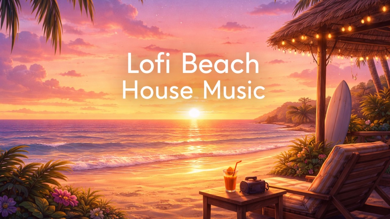 Beach House Lofi 🌴| Playlist [2 hours]