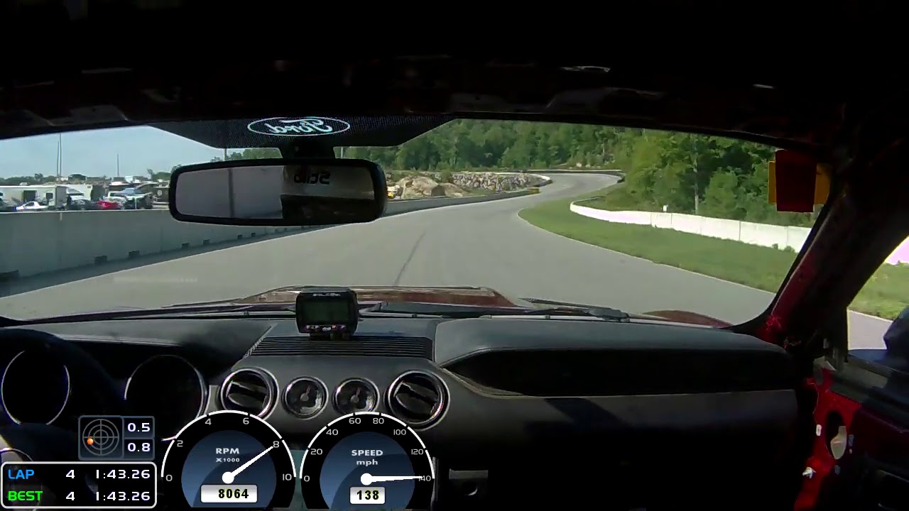 GT350 at Palmer 1:43.2 Counter Clockwise