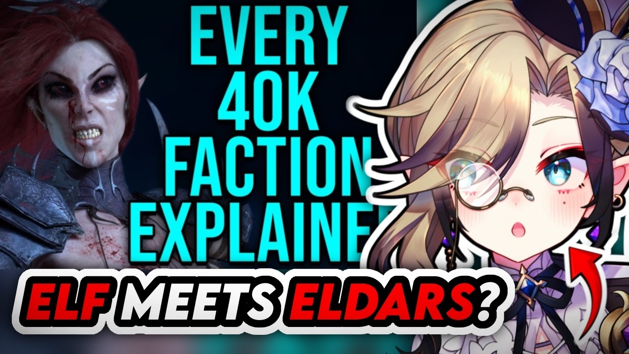 ELF REACTS TO BRICKY'S WARHAMMER 40K FACTION EXPLAINED | Part 2 Kiseki Miya Reaction