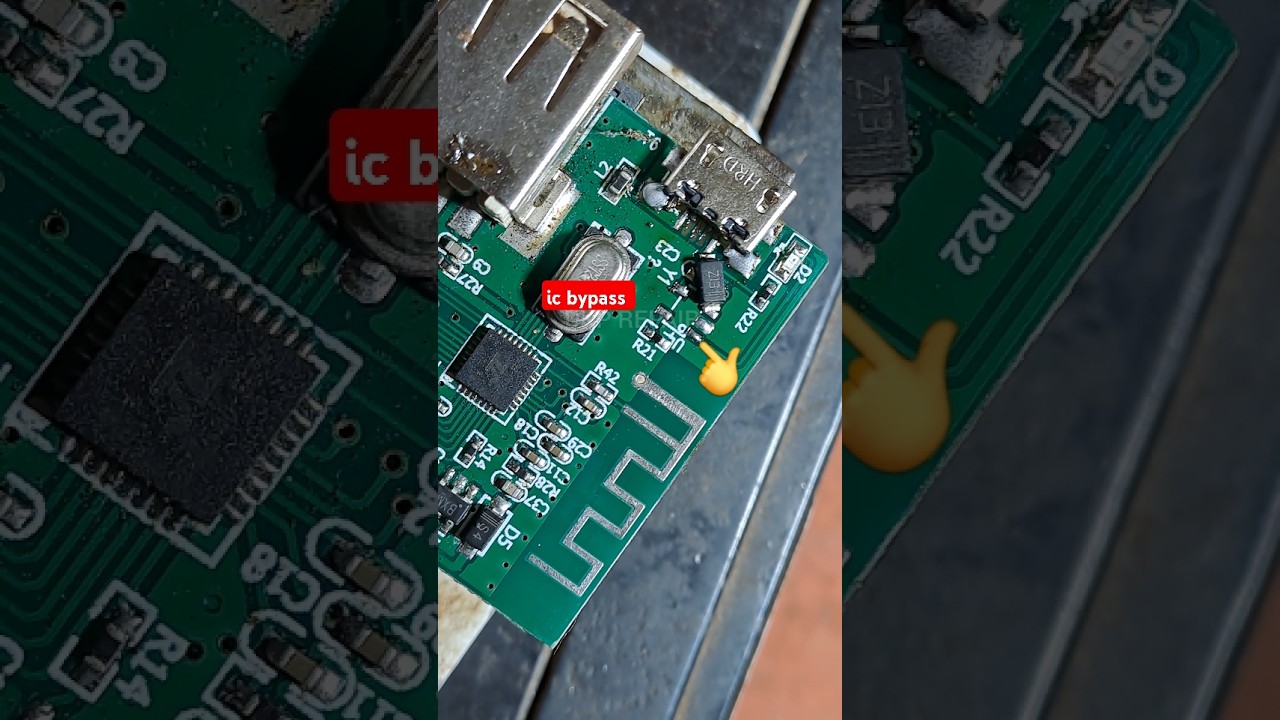 bluetooth speaker charging ic bypass tips #shorts #technology #trending #viralvideo #bluetooth