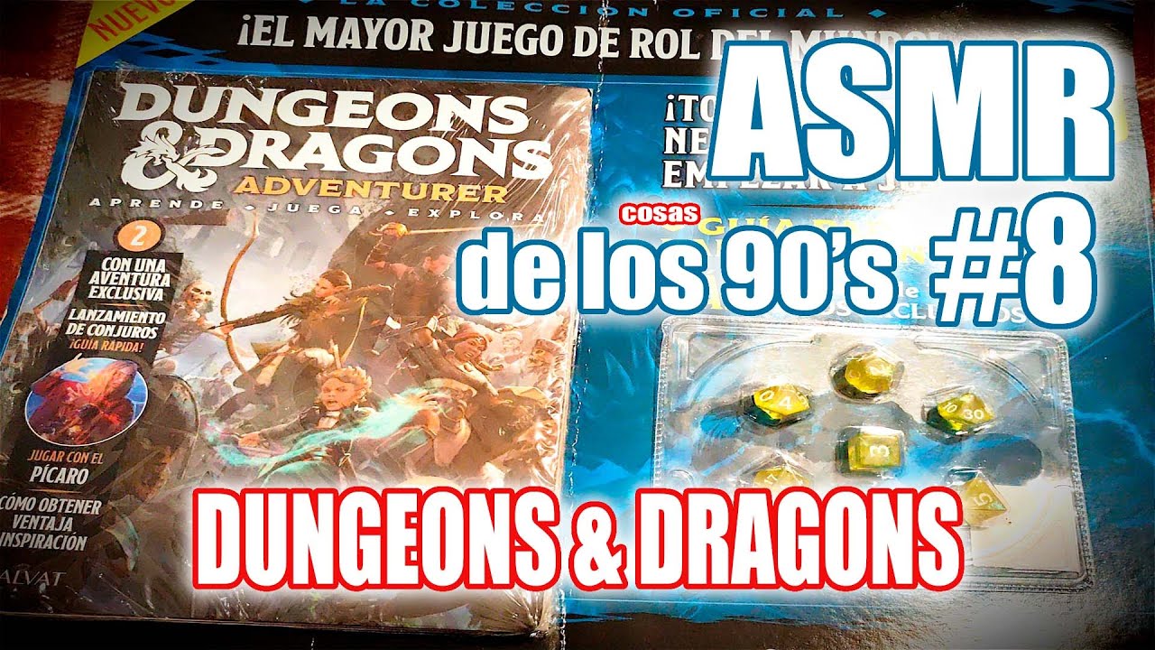 ASMR de los 90's | #8 Dungeons & Dragons [Unboxing]