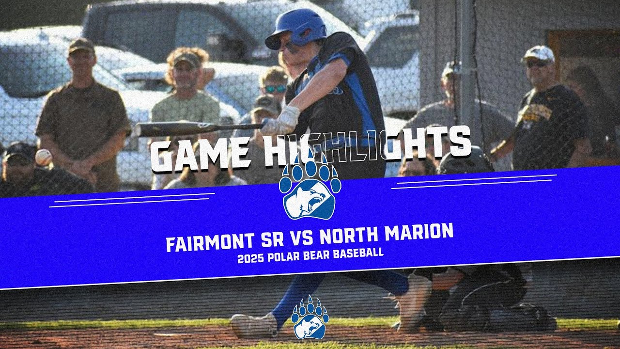 Fairmont Sr vs North Marion | Polar Bear Baseball 2025 *GAME HIGHLIGHTS*