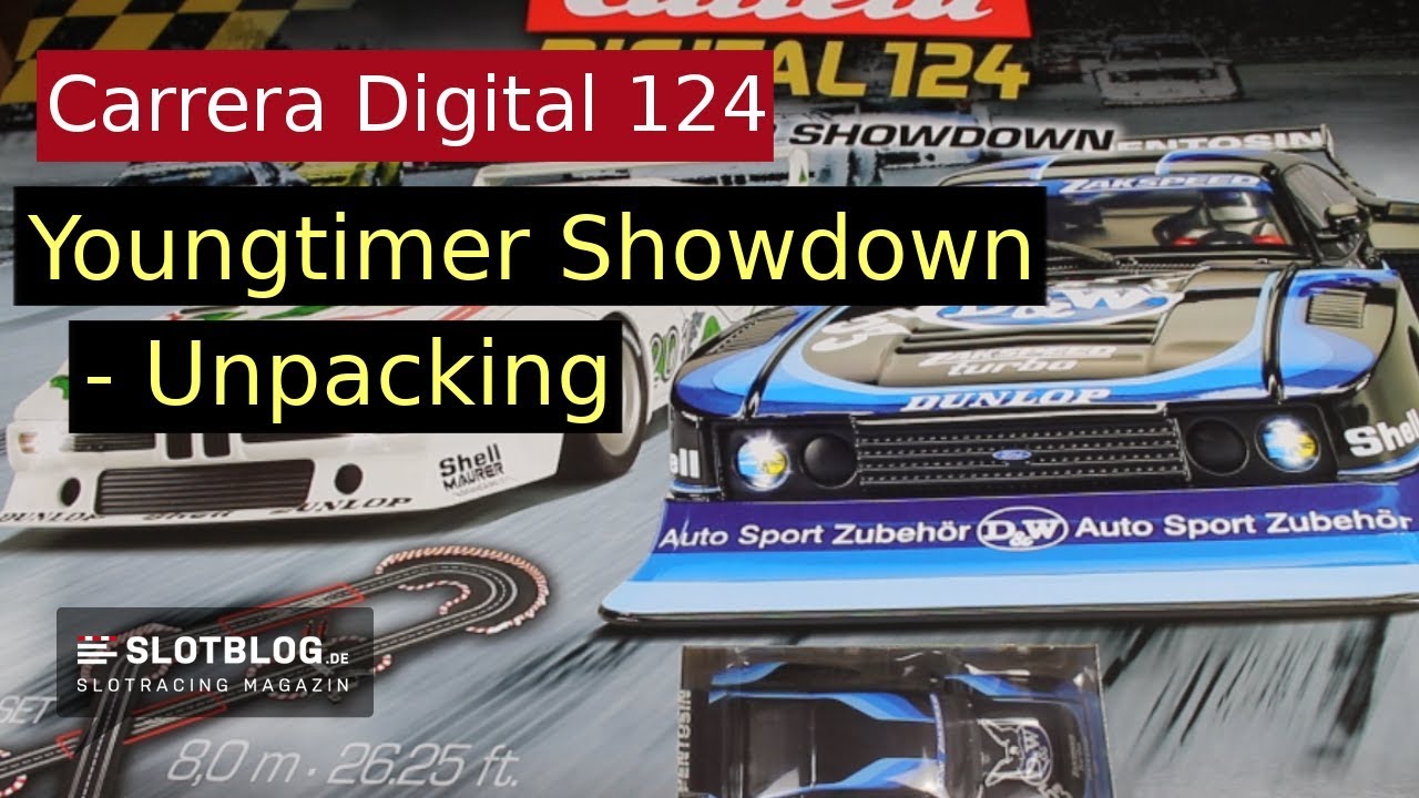Carrera Digital 124 Youngtimer Showdown 23626 Unpacking, Unboxing