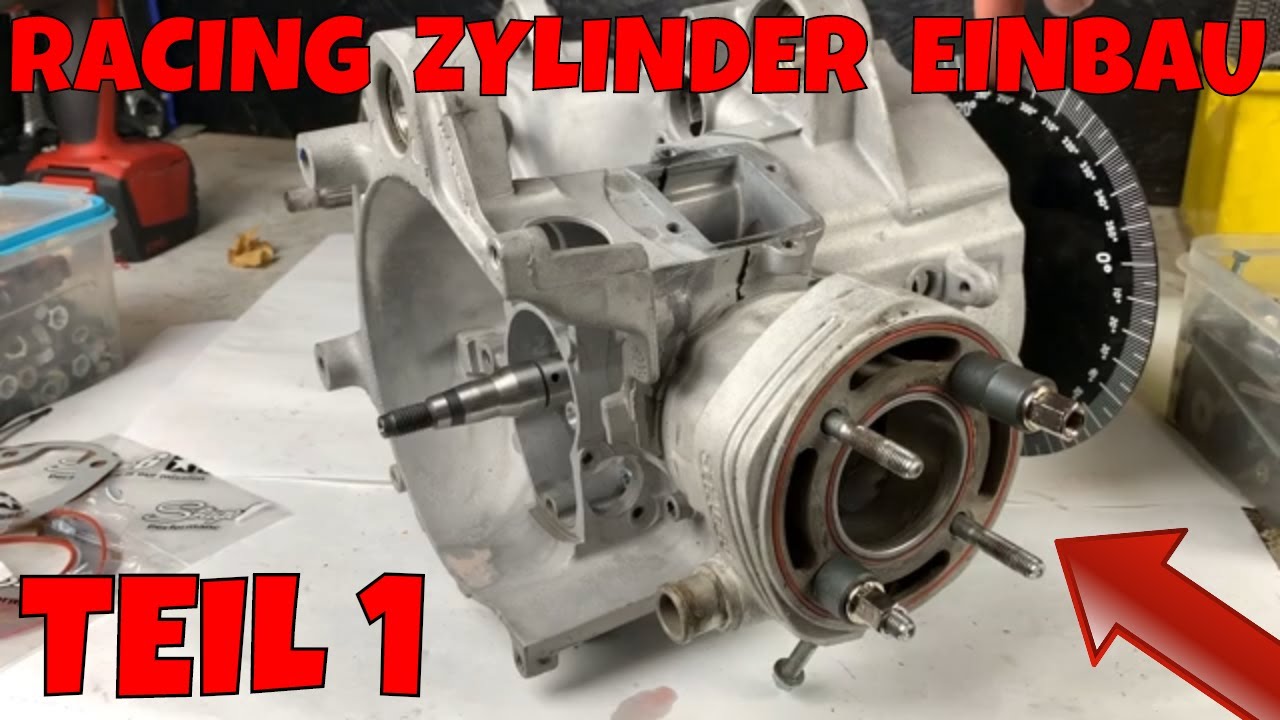 Racing Zylinder einbauen / Porten / Steuerzeiten und Quetschkante einstellen Teil 1 High End Motor