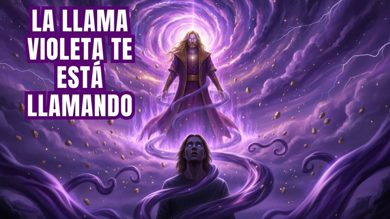 LA LLAMA VIOLETA DE SAINT GERMAIN ESTÁ ACTIVÁNDOSE HOY: ALGO IMPORTANTE PUEDE CAMBIAR EN TU VIDA