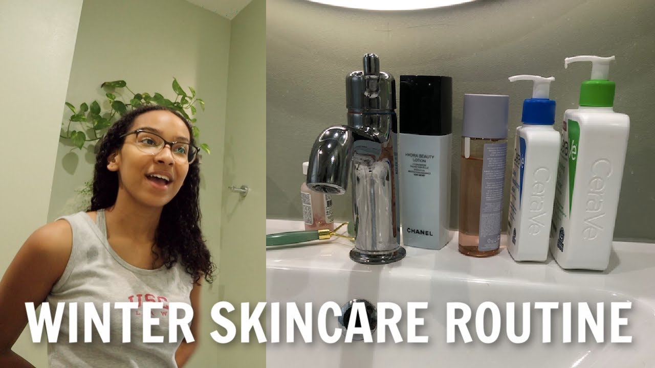 VLOGMAS | winter skincare routine