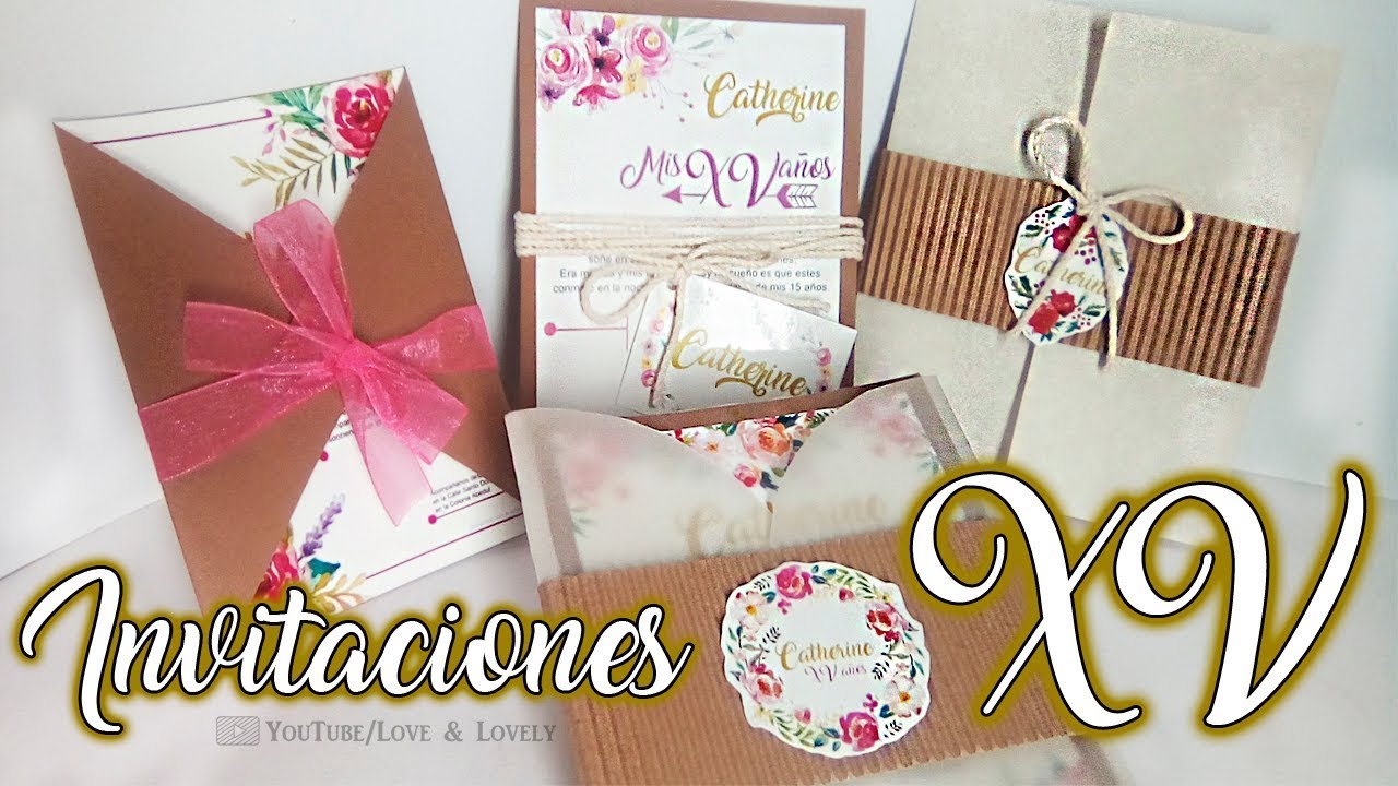 DIY | Invitaciones de XV años | 🎂🎂🎂🎂
