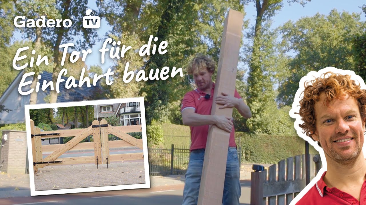 Wie baut man ein Tor für die Einfahrt? Schauen Sie es sich an!