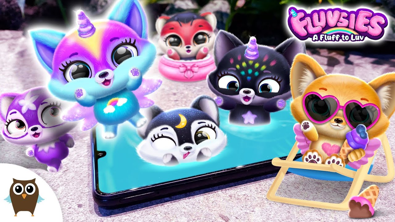 Fluvsies In Sweet Baby Girl World 😜🧹 Kids Game Crossover 🧁 Fluvsies - A Fluff to Luv | TutoTOONS