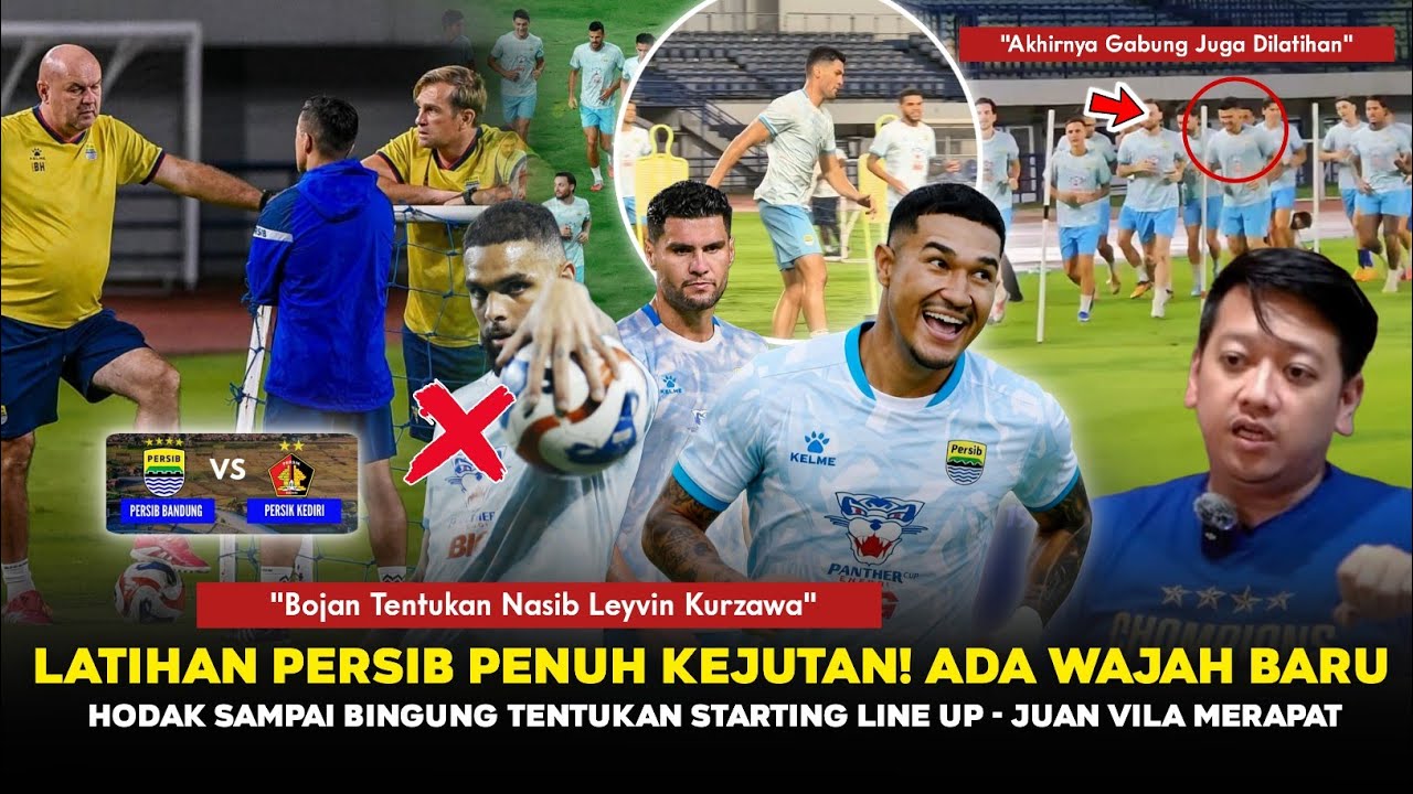 🔴WAJAH BARU MUNCUL DILATIHAN PERSIB! Bojan Sampai Kebingungan ~ Kurzawa Ditentukan ~ Juan vila Otw?🔥