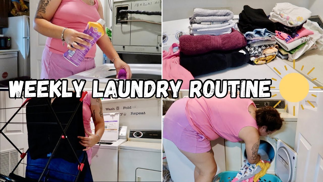 *NEW* SUMMER ☀️WEEKLY LAUNDRY ROUTINE | EXTREME LAUNDRY MOTIVATION | IT'S LAUNDRY DAY!!