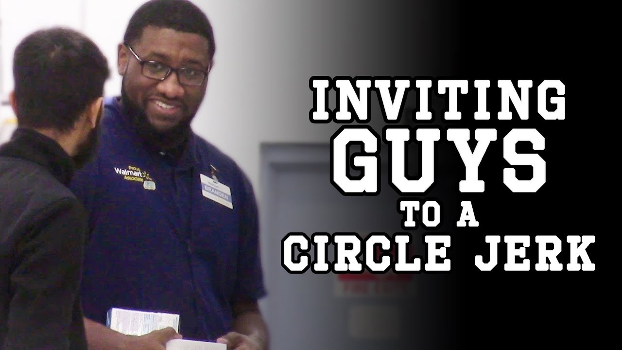 Inviting GUYS to a CIRCLE-JERK PRANK