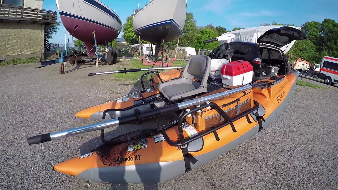 Pontoon Angelboot - Aufbau