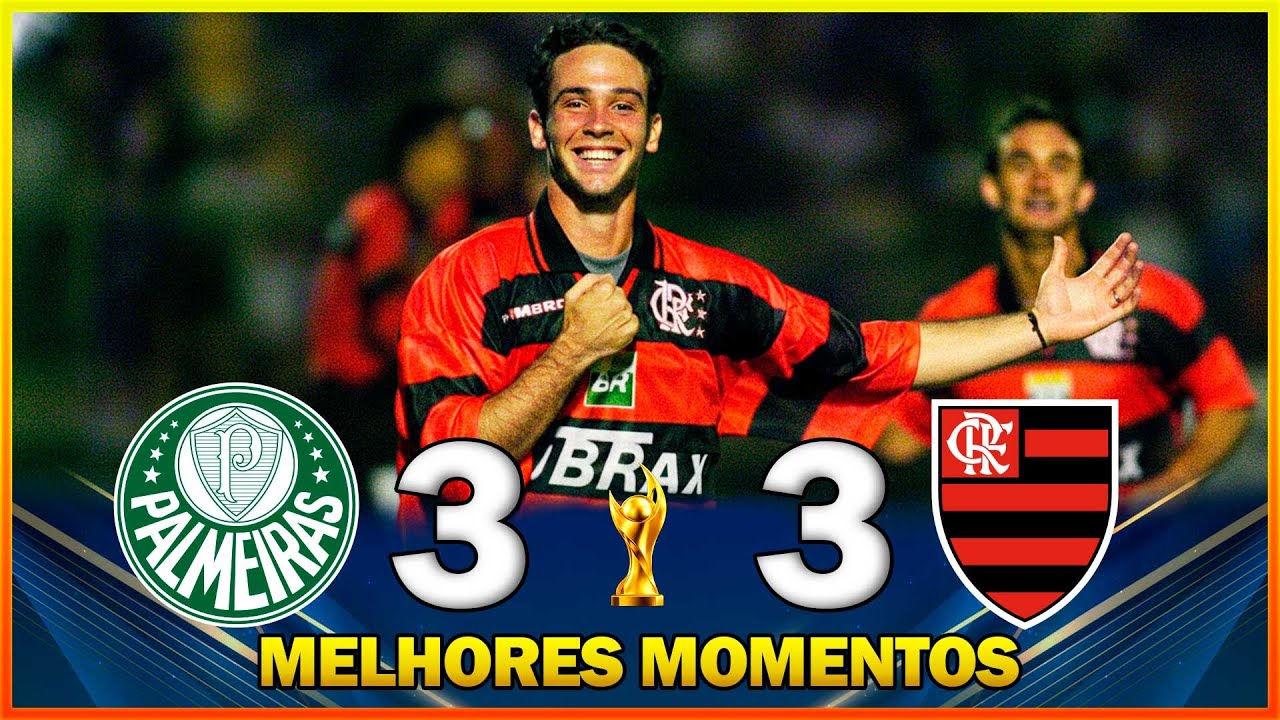 PALMEIRAS 3 X 3 FLAMENGO ● MELHORES MOMENTOS ● COPA MERCOSUL 1999 ● FINAL ● JOGO 02