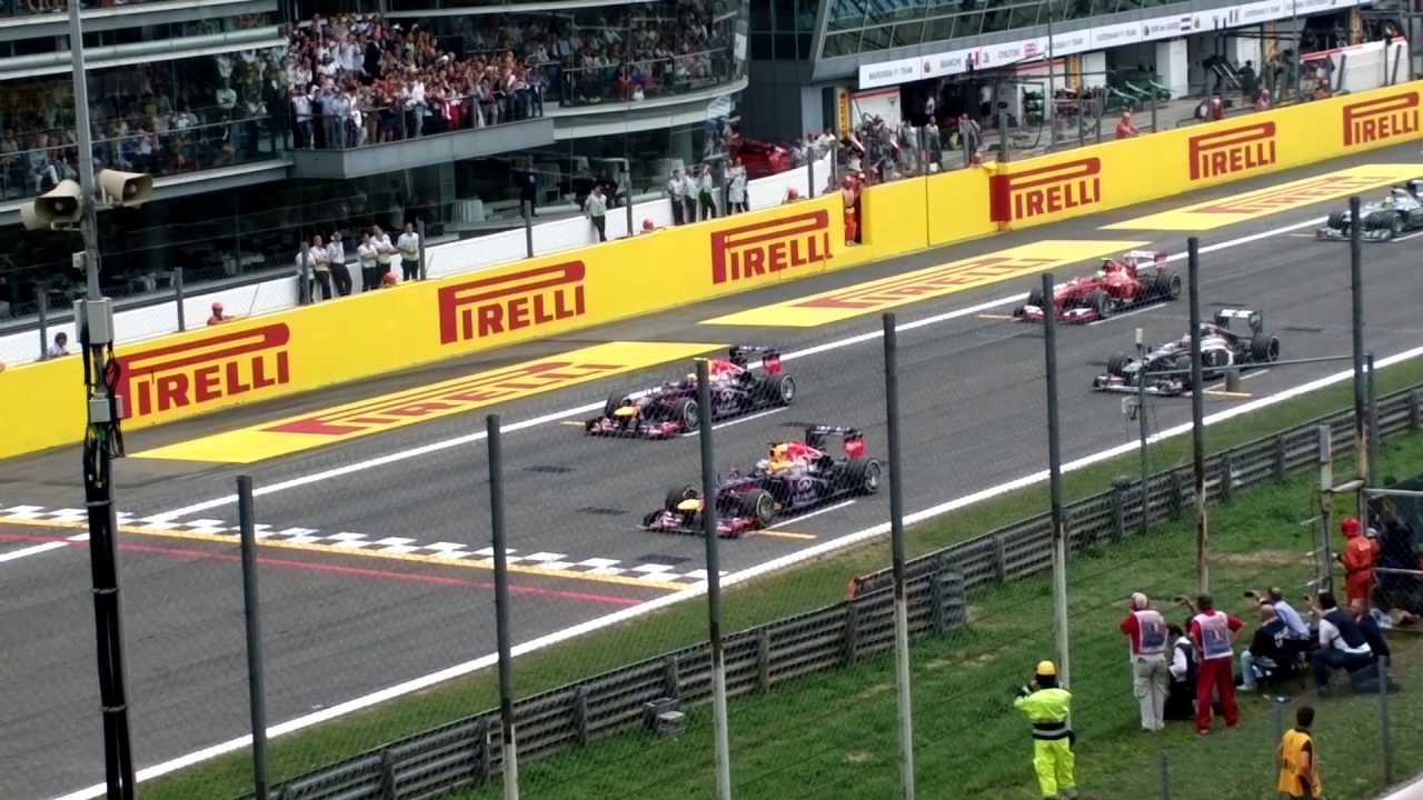 Monza F1 First Lap 2013
